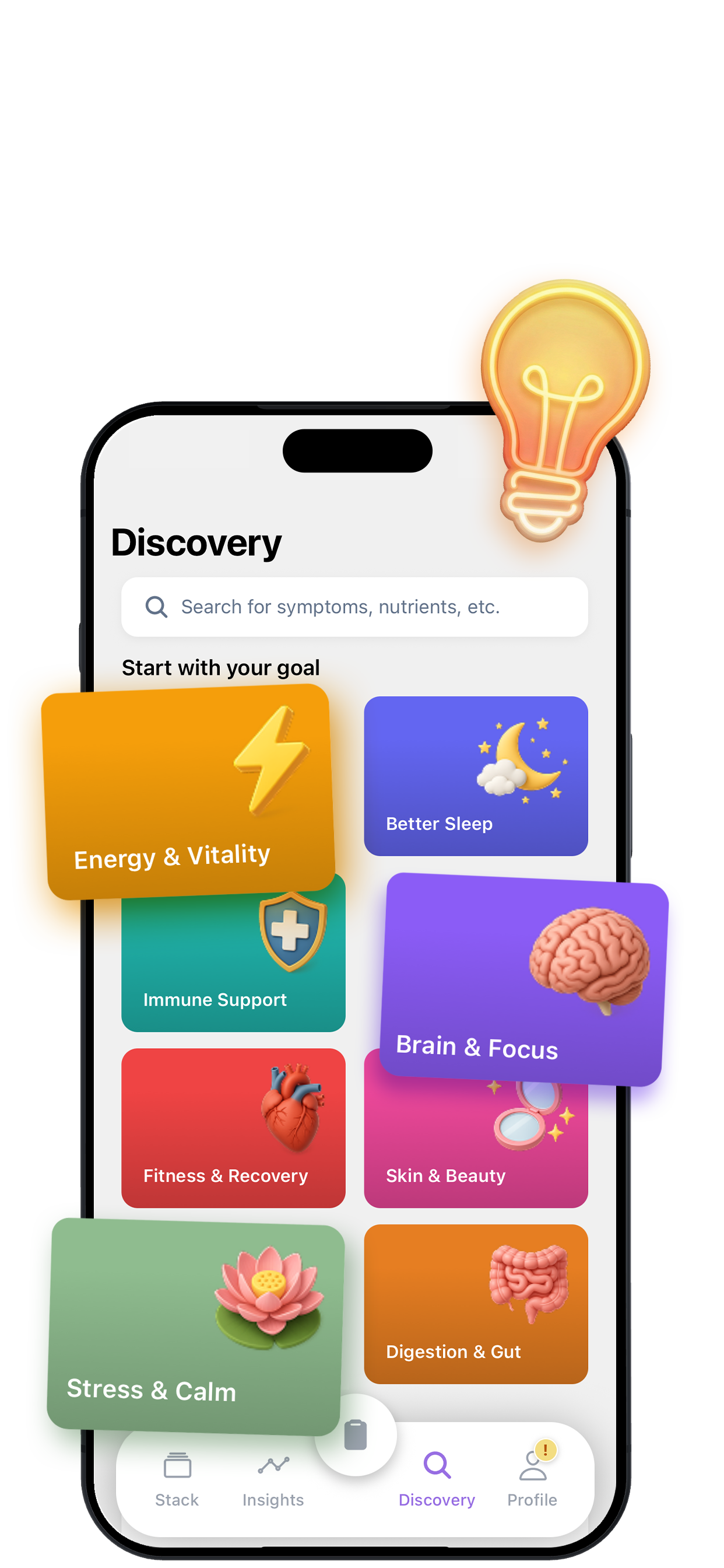 Smart pill reminders and supplement intake notifications in health app